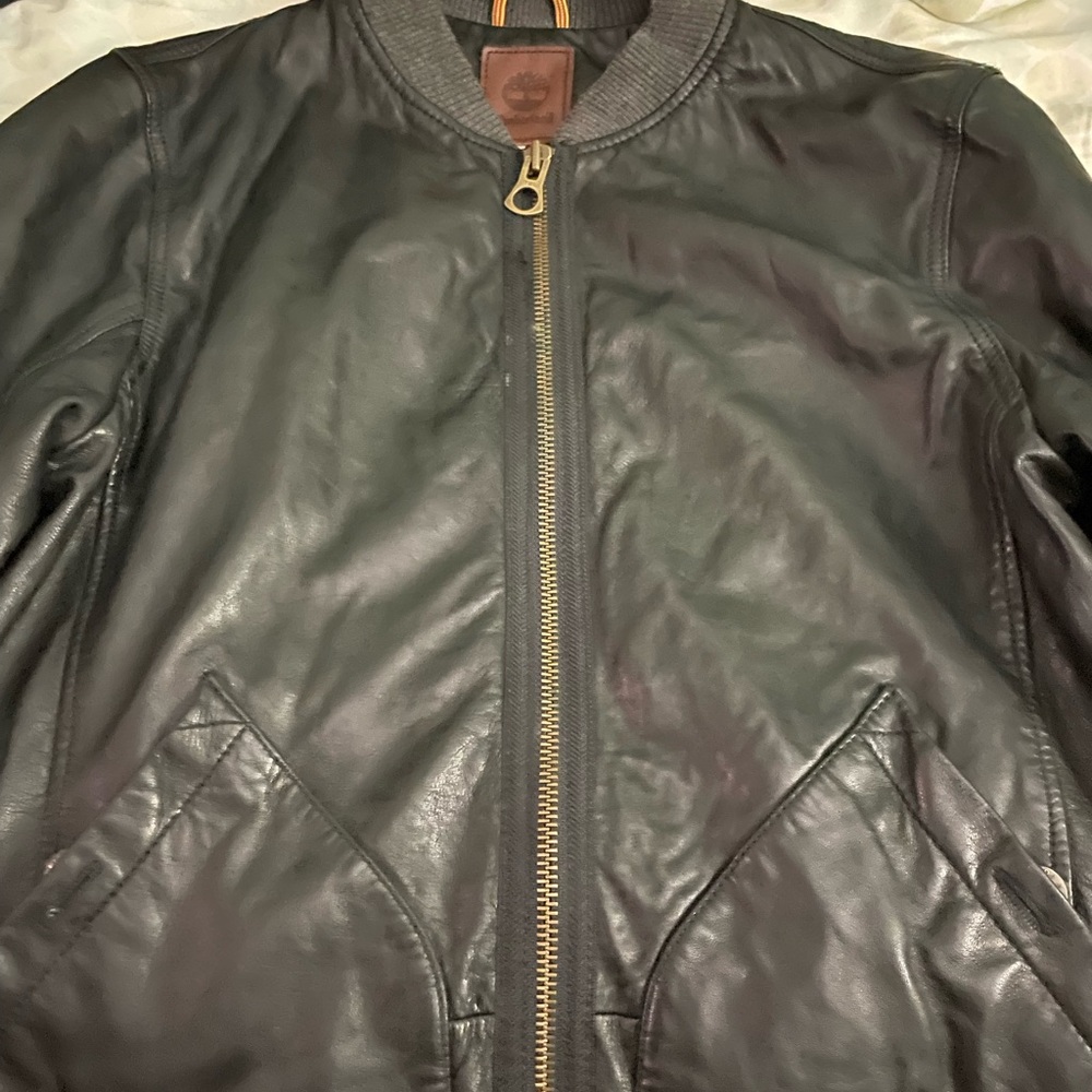 Timberland leather bomber